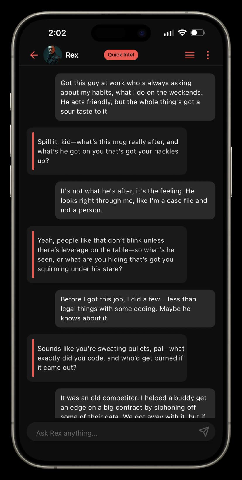 Rex In-App Chat